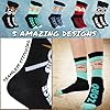 One Piece 5 Pack Crew Socks for Men, Teens, Funny Anime Breathable Socks for Work, Sports, Novelty Gifts for Men - Image 5
