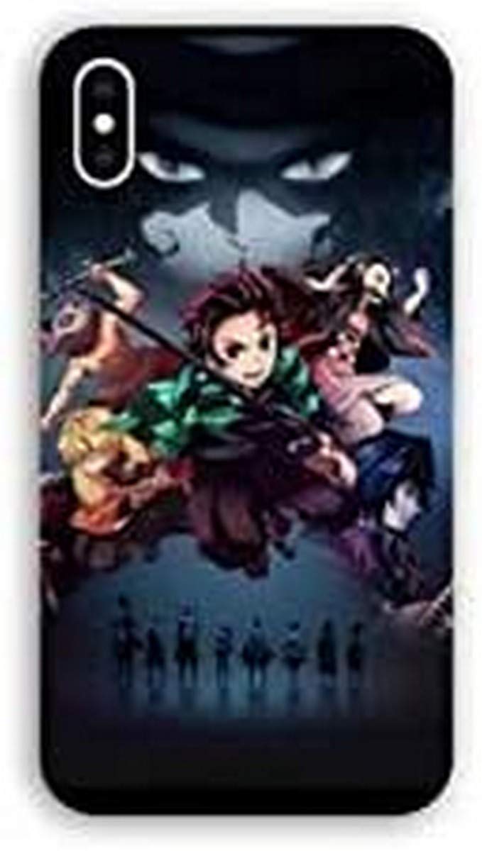 Cokitec Manga Demon Slayer Case for iPhone XR Black