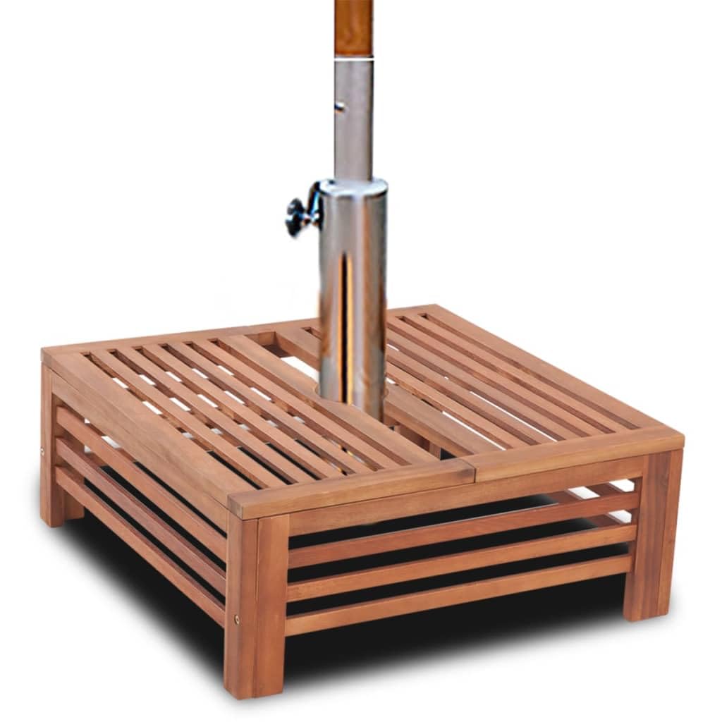 vidaXL Couverture de Support de Parasol en Bois