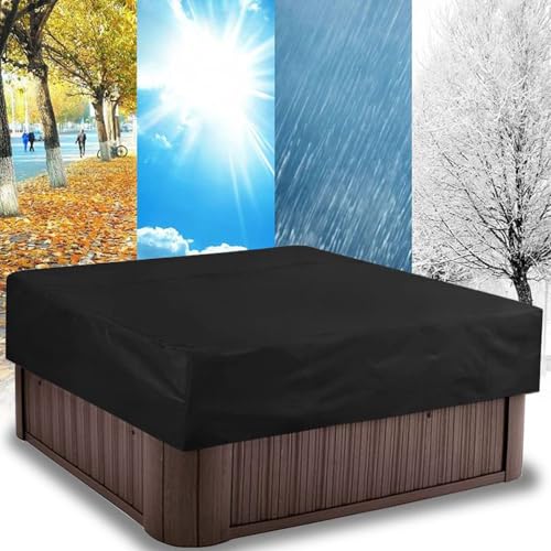 Housse de protection pour spa bâche imperméable contre les débris - 6