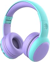 Gorsun Kids Bluetooth Headphones: Safe 85/94dB Volume Limit, 68H Playtime, Cat Ears, Bluetooth 6.0 Wireless Over-Ear for Toddlers (Purple)