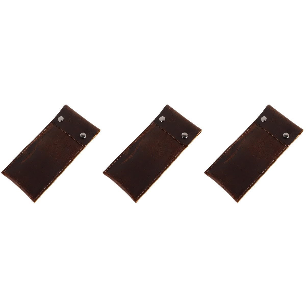 3stücke Travel Watch Pouch Aus Leder Retro Handgefertigtes Uhrenetui Für Uhr Für Reisen Und Aufbewahrung Schützt Vor Kratzern Langlebig Und Stilvoll