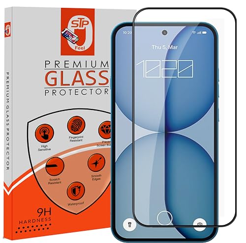 Image of STP FEEL Premium Tempered Glass Screen Protector Guard Compatible For Nothing Phone 4A 5G (6.78 Inch, Pack of 1) | Edge to Edge Coverage With Easy to installation kit for Smartphone