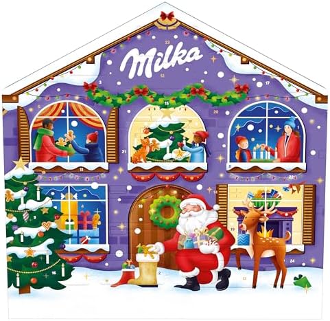 Calendario de adviento Milka Casa Navideña