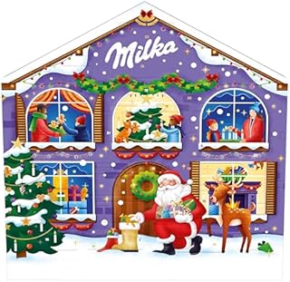 Milka Magic Mix - Kalendarz adwentowy - Odświętny asortyment czekoladek - Pomysł na prezent świąteczny - Czekolada do ofiarowania - 1 x 147 g