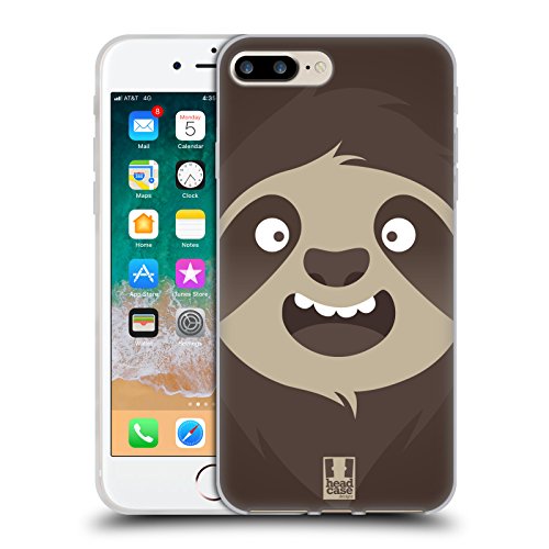 Coque en Gel Compatible MagSafe iPhone 7 Plus / 8 Plus Protection Militaire Paresseux