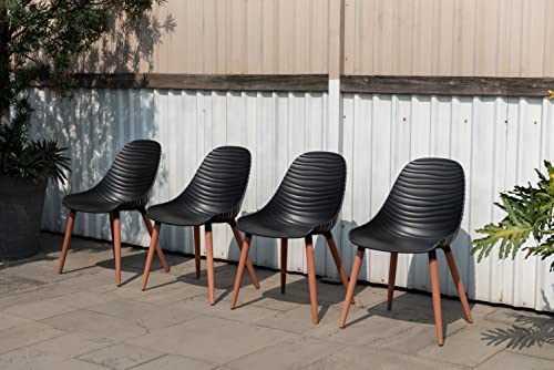 Amazonia | Eucalyptus Wood | Ideal For Patio And Outdoors Nardo 13-Piece Rectangular Extendable Dining Set, Brown #TOP4