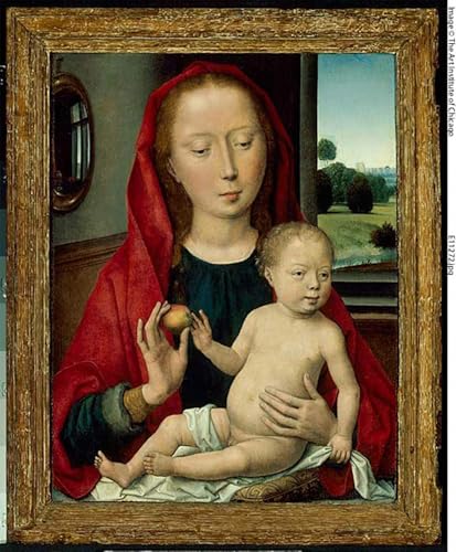 Cuadro en lienzo de Hans Memling para oficina: elegancia clásica de 60x90cm en tu despacho