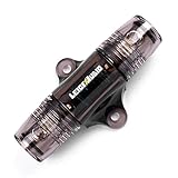 LEIGESAUDIO Copper 4 8 10 Gauge Wire Inline Mini ANL Amplifier Fuse Holder With 60 Amp Fuse