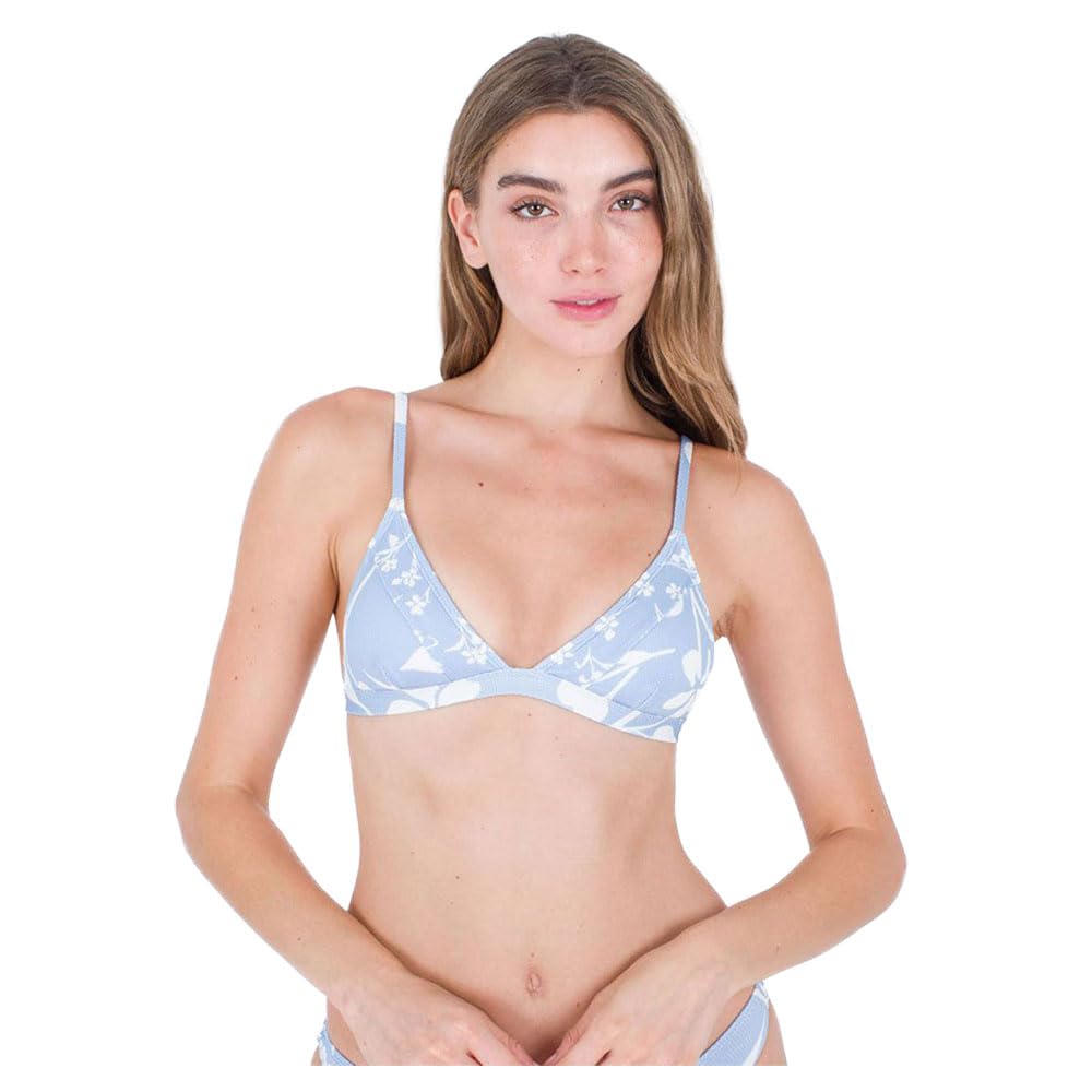 Hurley Tradewinds Bralette Top Parte Superiore del Bikini Donna