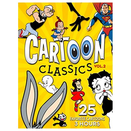 Cartoon Classics - Vol. 2: 25 Favorite Cartoons - 3 Hours