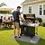 FLASLD Under Grill Mat, 32 X 60 inches Fireproof and Waterproof Pad for Charcoal Grills, Gas Grills, Oil Fryers and Smokers, Protective Deck and Patio Mat, Silver Gray