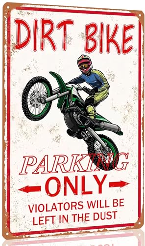 Duiseno Funny Dirt Bike Accessories for Boys Room Decor