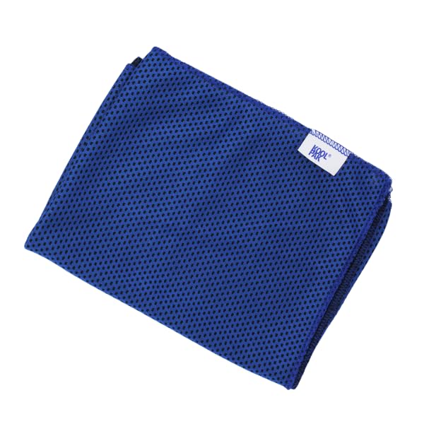 Koolpak Cooling Towel - Instant Cooling Relief, Stays Cool Up to 2 Hours, Reusable, Blue, 30 x 80 cm - Image 2