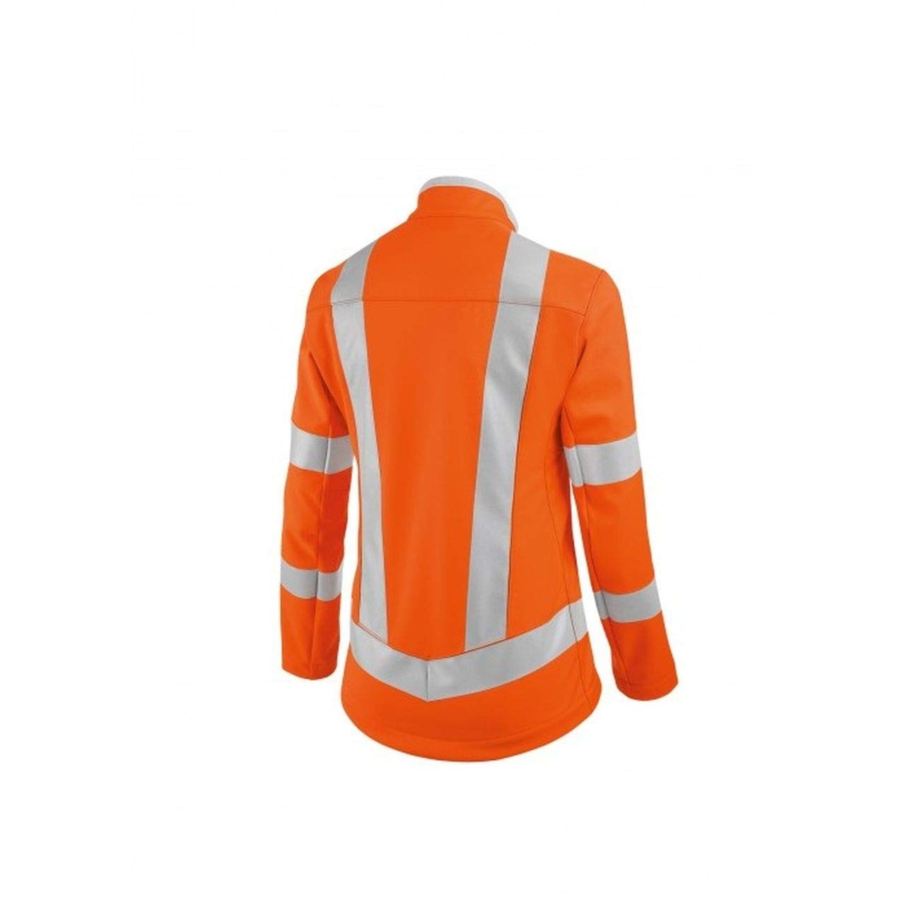 BP Damen Softshell Jacke Warnorange - 320g/m² Polyester Mit Reflexstreifen