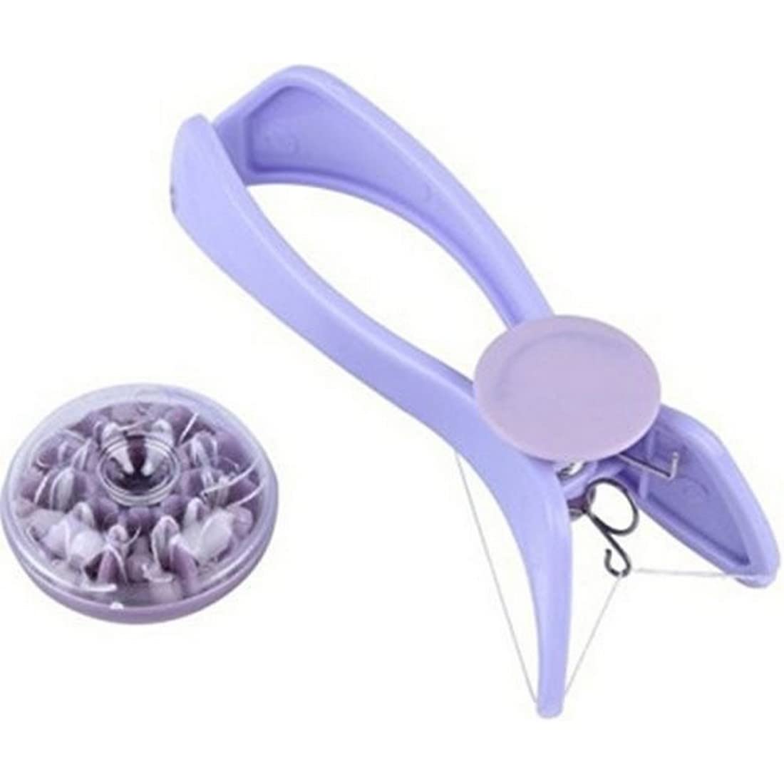 Vinas Store Eyebrow Face And Body Hair Threading And Removal System, Tweezers For Eyebrows, Threading Tool, Threading Machine For Women, Threading Epilators For Women (Purple)