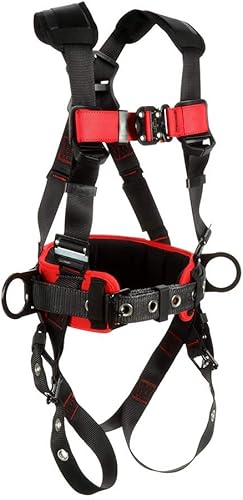 Miniatura 4 de 3M Protecta Construction Style - Arnés de posicionamiento 1161316, negro, mediano/grande, 1 Ea/estuche