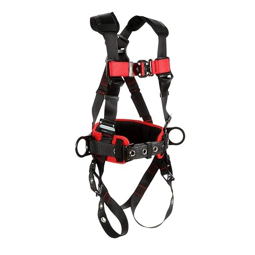 Miniatura 4 de 3M Protecta Construction Style - Arnés de posicionamiento 1161315, negro, pequeño, 1 Ea/estuche