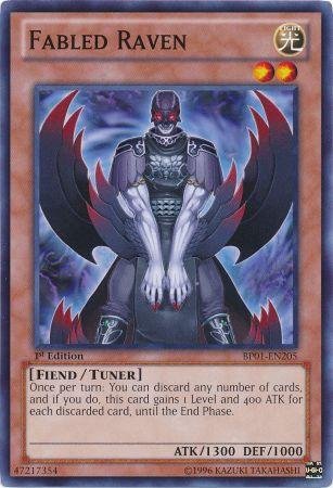 YU-GI-OH! - Fabled Raven (BP01-EN205) - Battle Pack: Epic Dawn - 1st Edition - Common