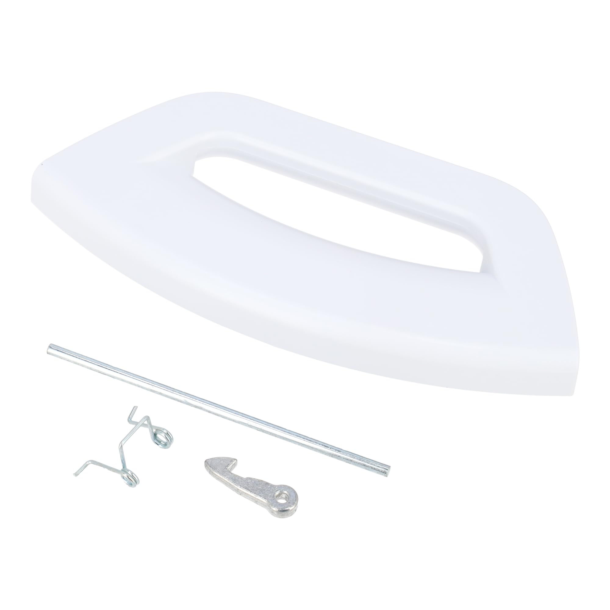 Sparefixd White Suitable For Hotpoint Washing Machine Door Handle Kit