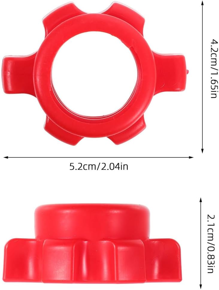 Alasum Dumbbell Locking Nut Screw, Dumbbell Collars Barbell Screw Nut for Standard Weight Lifting Barbells Home Workout and Strength Workout image 5