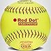Rawlings | Official NFHS Pro Leather Red Dot Fastpitch Softballs | USA/ASA NFHS | PX2RYLA | 12