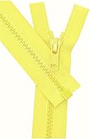 Vista 31 de YKK - Chaqueta Vislon de 22 pulgadas, 5 separadores de plástico moldeado, peso medio por cada uno (color seleccionado) (blanco nieve - 841)