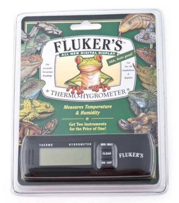 Fluker's Digital Thermo-Hygrometer 1 Pack - Pack of 12