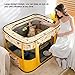 Foldable Pet Playpen Portable Kennel Cage for Puppy Dog Kitten Cat, Indoor/Outdoor Pop up Pet Tent Fence (M,Yellow) Foldable Pet Playpen Portable Kennel Cage for Puppy Dog Kitten Cat, Indoor/Outdoor Pop up Pet Tent Fence (M,Yellow)