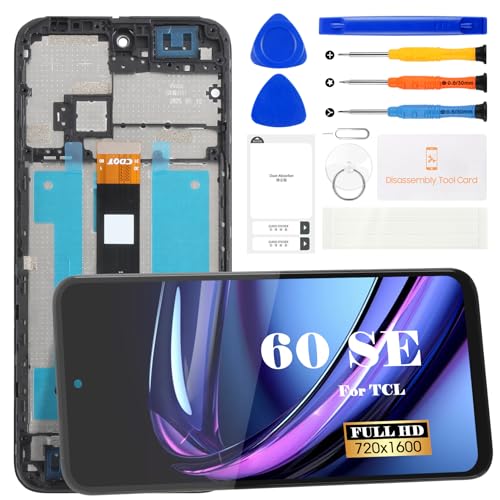 Écran LCD TCL 60 SE cassé ? Réparez le tactile noir avec le kit SRJTEK