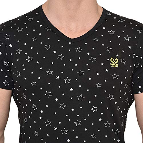 Image of Mack Jonney Cotton Blended Half Sleeve Regular Fit T-Shirts for Men(Pack of 3)