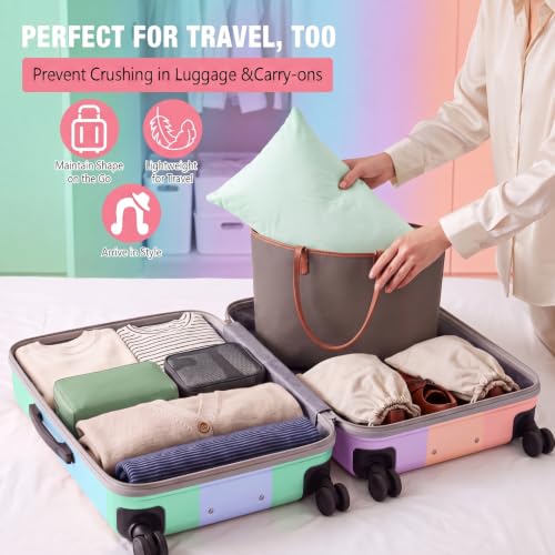 Image of 6 Pcs Purse Insert Pillows Set Fillers to Keep Shape, Six Sizes, Pastel