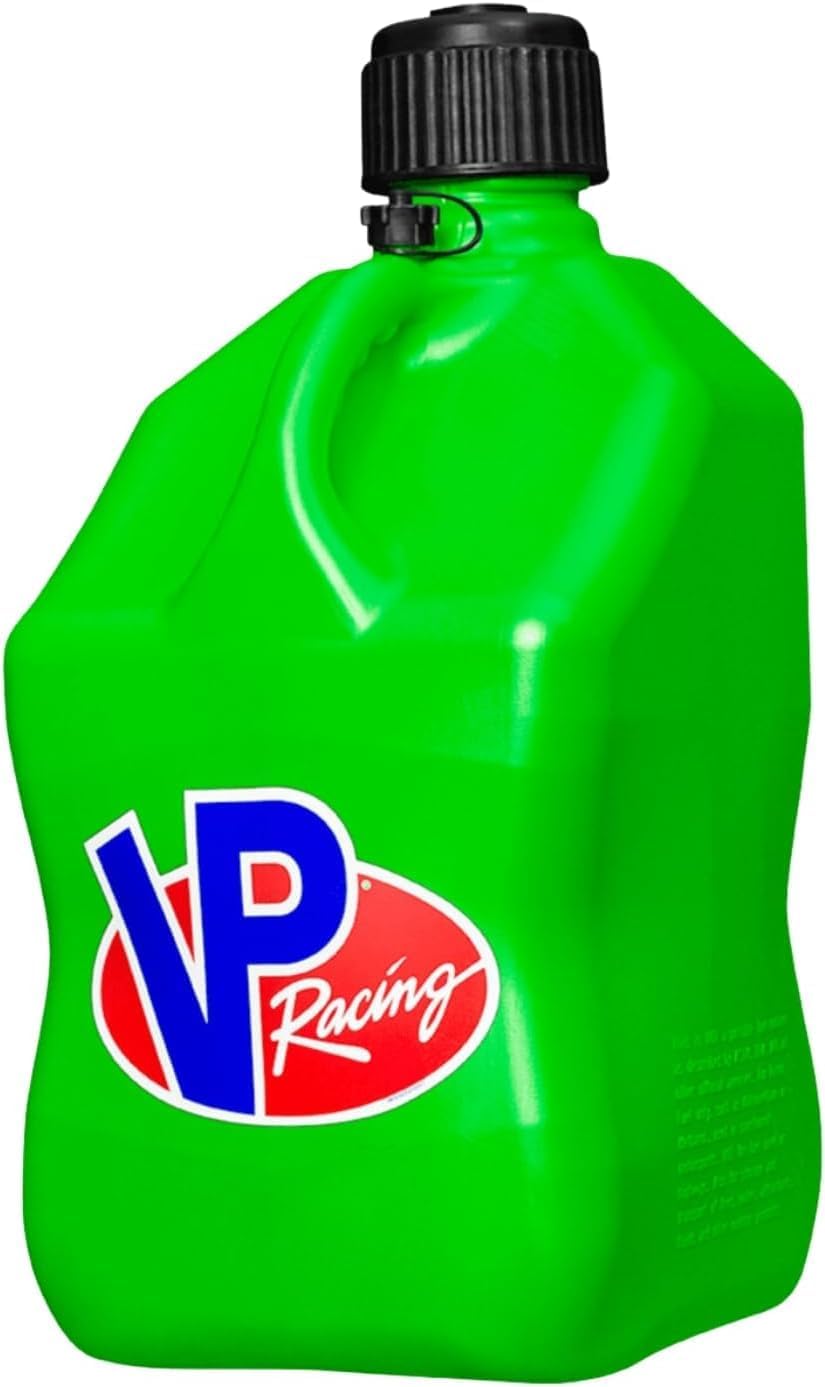VP Racing Utility Container 5.5 Gallon - 2 Pack With 2 Deluxe Hoses and a Get Bent Hose Bender (Green, 2 Pack)