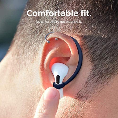 Image of Earhooks Compatible with AirPods Pro Anti-Lost Secure Earhook Holder Ear Attachment Loops Airpod Clips for AirPod Earbud Sports Earhook Hooks (Gray)
