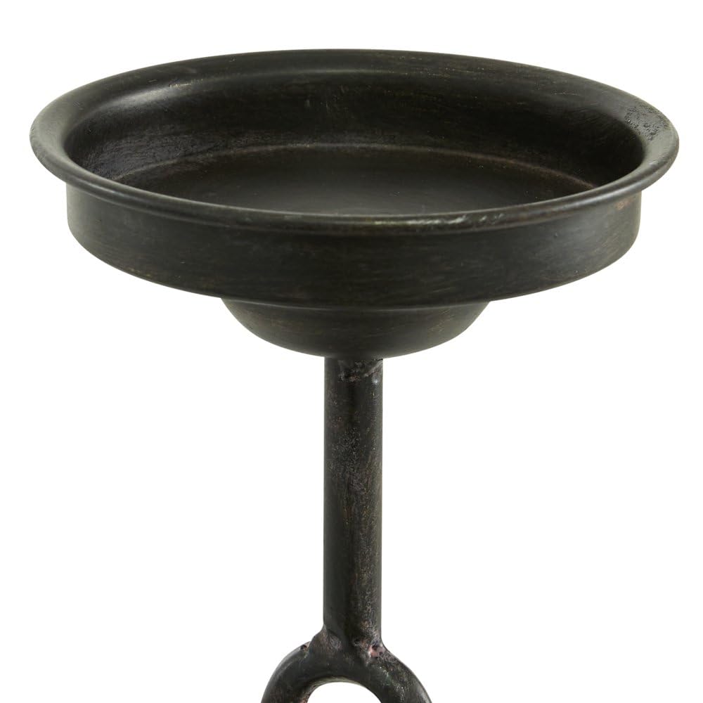 Candelabro de Metal Negro para 2 Velas, Juego de 2 candelabros