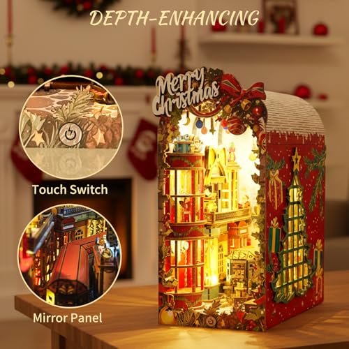 QuesEfflore Christmas Book Nook Kit thumbnail 2