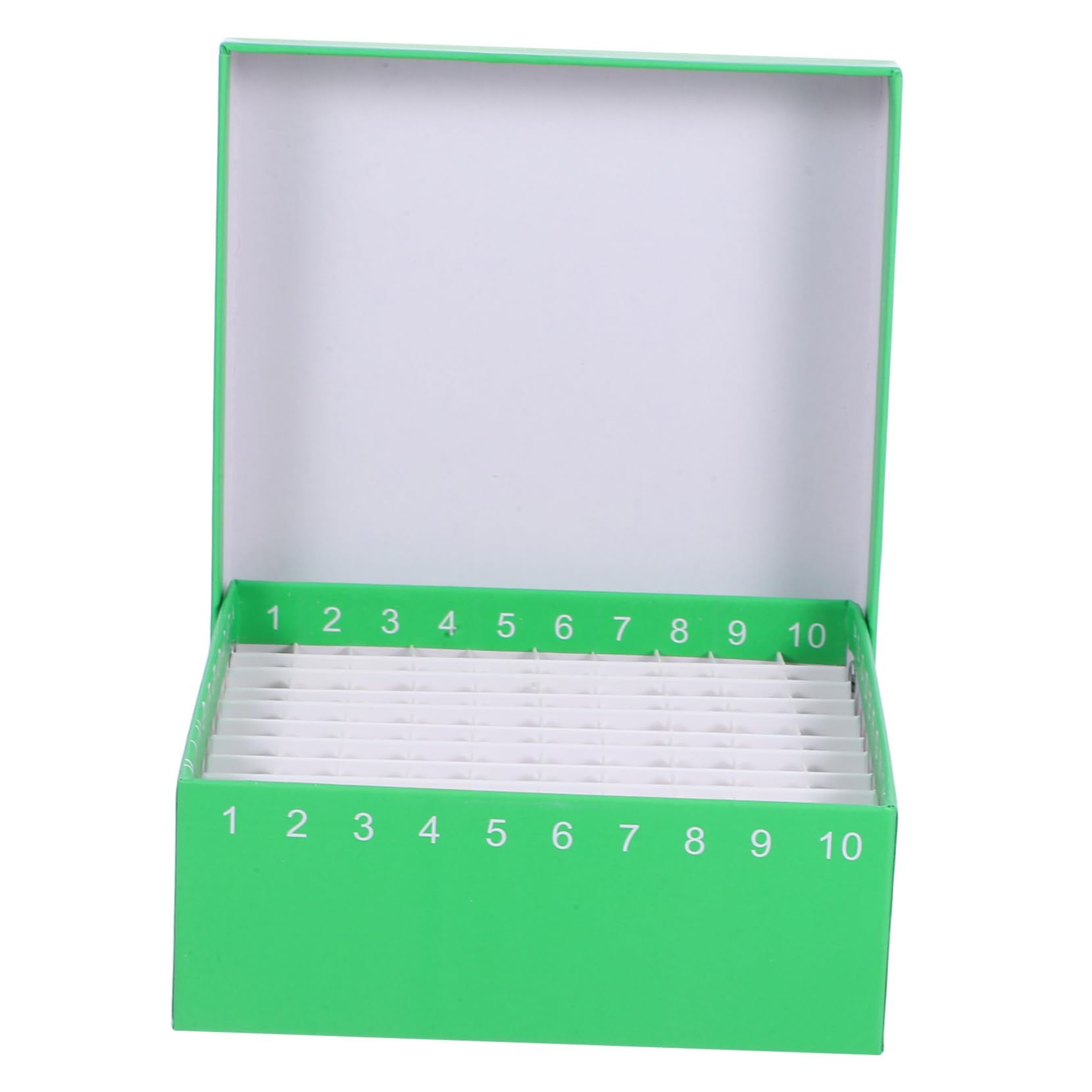 MUCKLILY Microtube Box Cardboard Lid Storage Waterproof Test Tube Holder for Lab Use