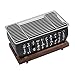 TOMYEUS Grill mini stołowy grill na węgiel drzewny, przenośny japoński grill na węgiel drzewny z drucianą siatką i podstawą stojak na grilla (rozmiar : 24 cm x 12,5 cm)