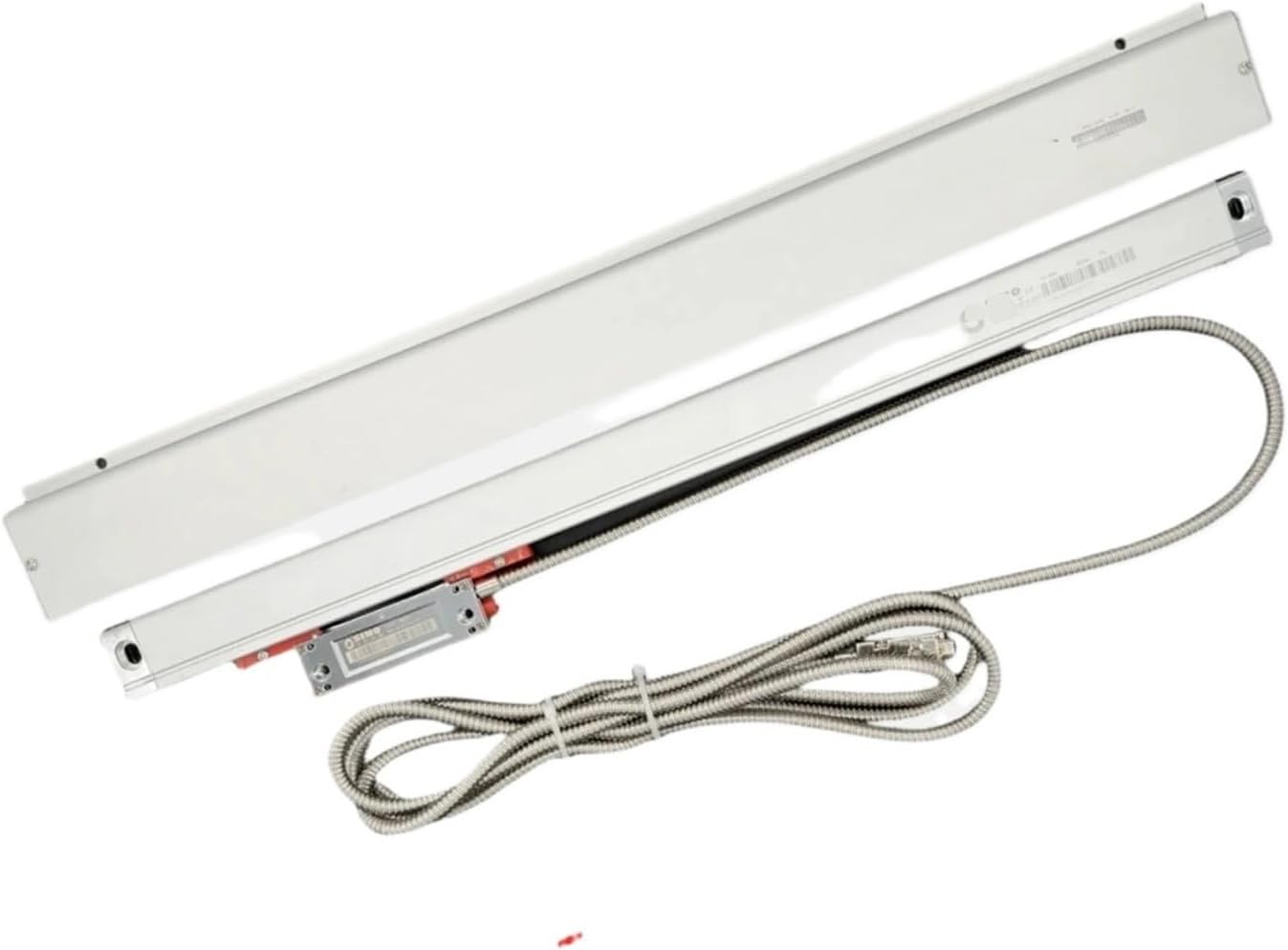 0.001mm 1μm Slim Linear DRO Glass Scale TTL 5VDC 870mm-1020mm Grating Ruler Sensor Displacement for Milling Lathe Machine，870mm Travel