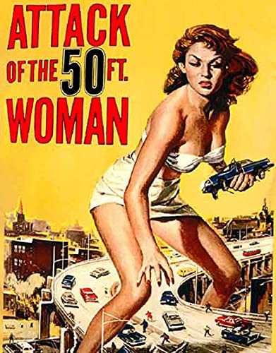 T-shirt XL Attack of the 50ft woman pour homme et femme passionnés - 3