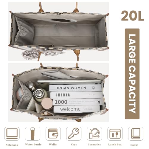 Bolso Tote Lushandy impermeable para mujer 20L miniatura 4