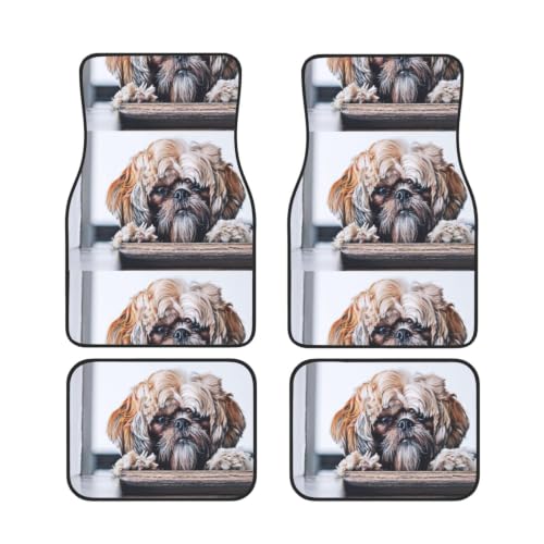 Alfombrillas para coche Shih Tzu neopreno accesorios antideslizantes mascotas
