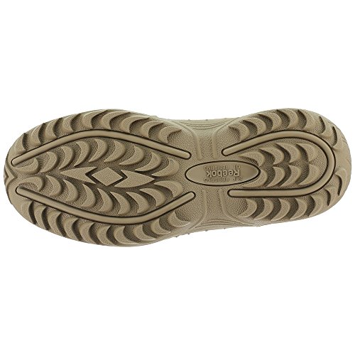 Image of Reebok Women's Stealth 8 inch Lace-Up Side-Zip Work Boot Composite Toe Desert Khaki 5.5 EE US