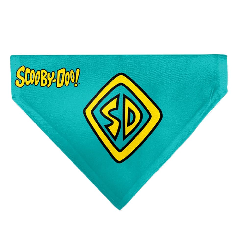 Buckle-DownBuckle-Down Pet Bandana, Scooby Doo, Blue/Yellow, One Size, Polyester