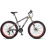 LA BICICLETA DE MONTAÑA PERFECTA: La bicicleta es un verdadero héroe cotidiano y adecuada para el uso diario, pero también para un recorrido por las montañas. Anda en bicicleta donde no puedes ir con una bicicleta de montaña normal, ¡porque la FATBIKE está hecha para condiciones extremas y va a todas partes! La tracción en superficies más difíciles como arena, barro o nieve es increíble y ya no es un problema debido a los neumáticos gruesos.