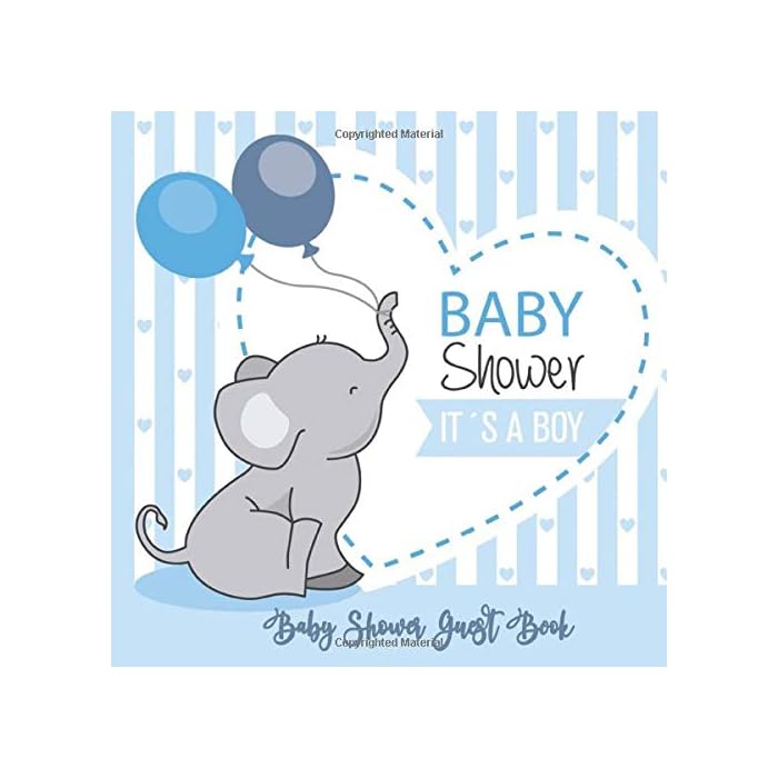 Buy Baby Shower Guest Book Baby Elephant Guestbook +Little Royal