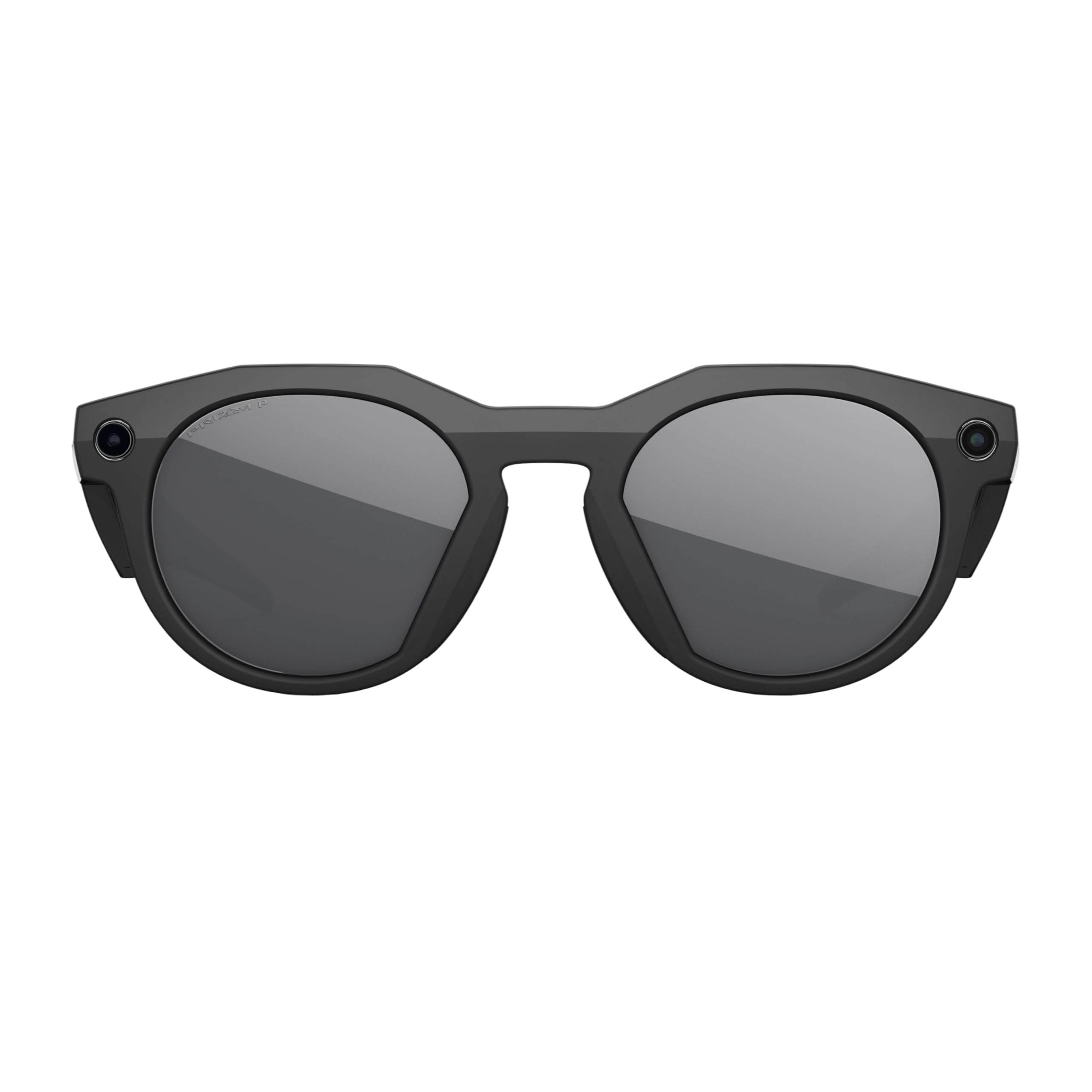 Oakley Meta HSTN Gafas IA para Hombre, Mujer — Gafas Deportivas y de Estilo de Vida — Cámara 12 MP, Video 60fps, Open-Ear Audio, Meta AI — Montura Negra, Lente Prizm Black Polarizada