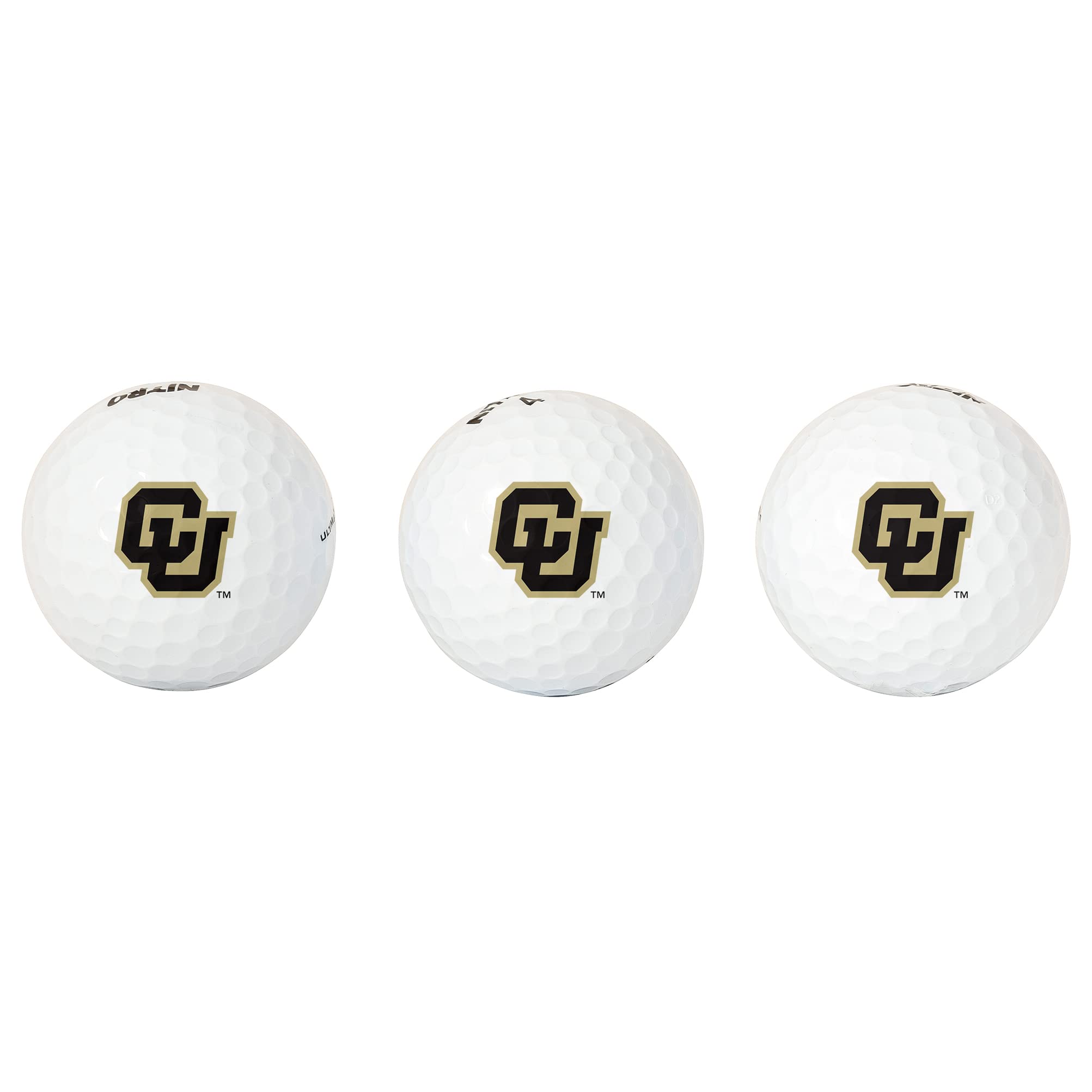 Desert Cactus University of Colorado Golf Balls 3 Pack Full Color Golf Ball (Design B)