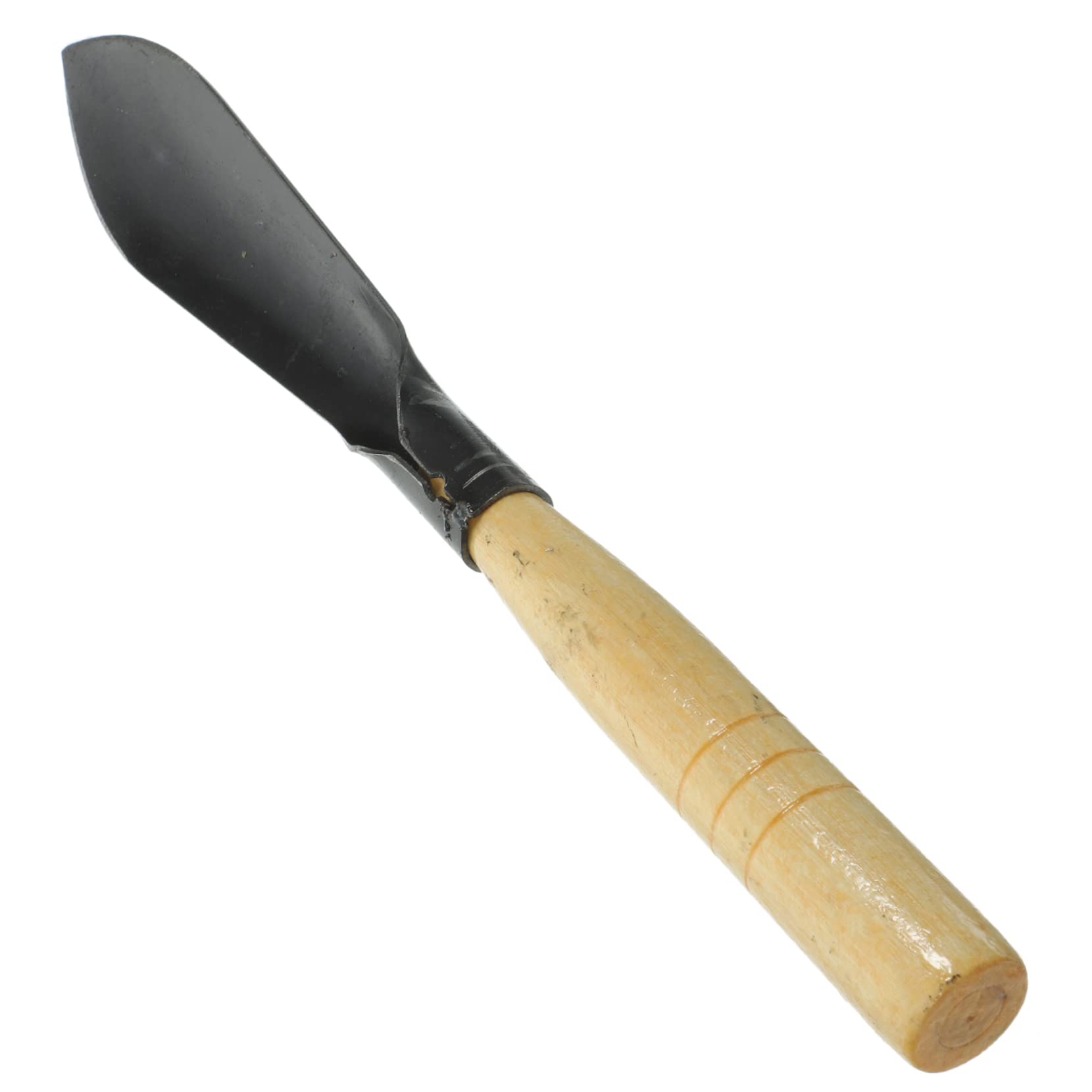 TOYANDONA Garden Trowel with Wooden Handle Ergonomic Hand Shovel for Digging Plants Soil Loosening and Vegetable Planting Gardening Tool for Yards and Orchards