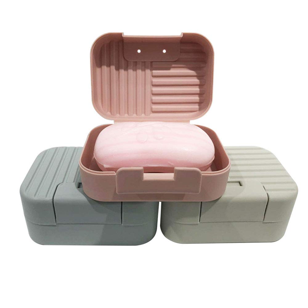 tooloflife 1 x Travel Soap Box Ideal for Gift or Travelling, Green Stripe - Image 4